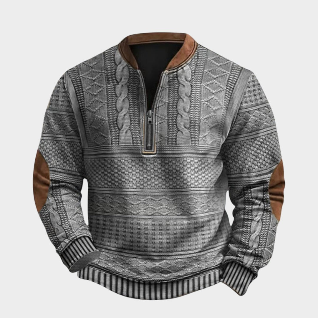 Charles™ | Sudadera con media cremallera