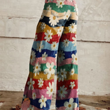 Dana - pantalones florales elegantes
