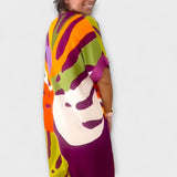 Roos - vestidos casuales con estampados de hojas pintadas