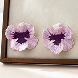 Pendientes Geométricos con Forma de Flor