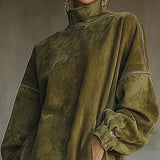 Olive™ | Vestido de cuello alto