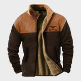 Adrien™ | chaqueta de felpa elegante para hombres con forro térmico