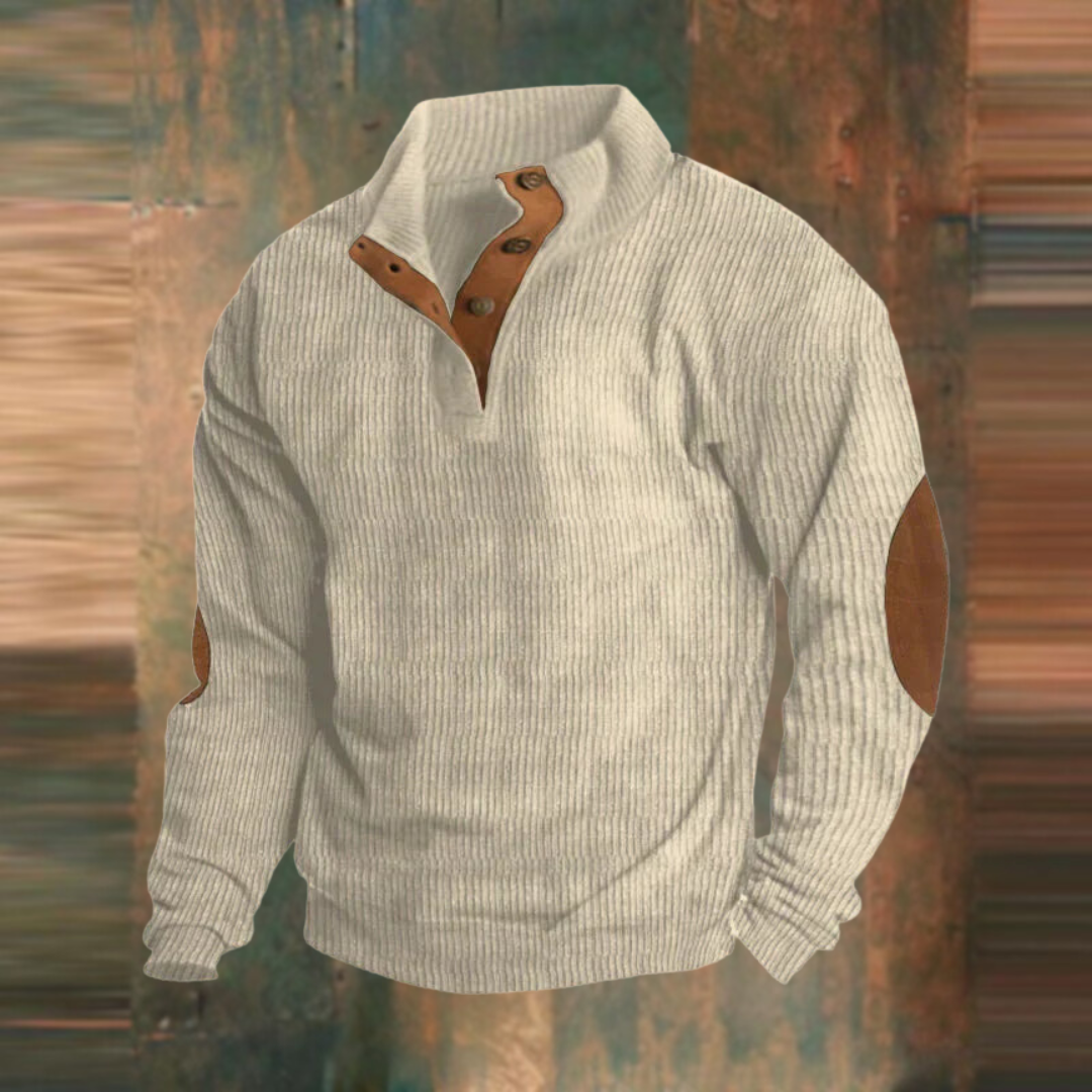 Aubin™ | Sudadera de punto con diseño de canalé