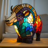 Lulu – Linterna de cabra mágica de vidrio colorido