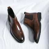 Dwight™ | Botas Chelsea de Cuero Sintético