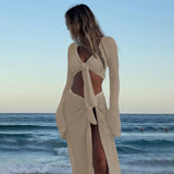 Silvia™ | Vestido de Playa de Ganchillo