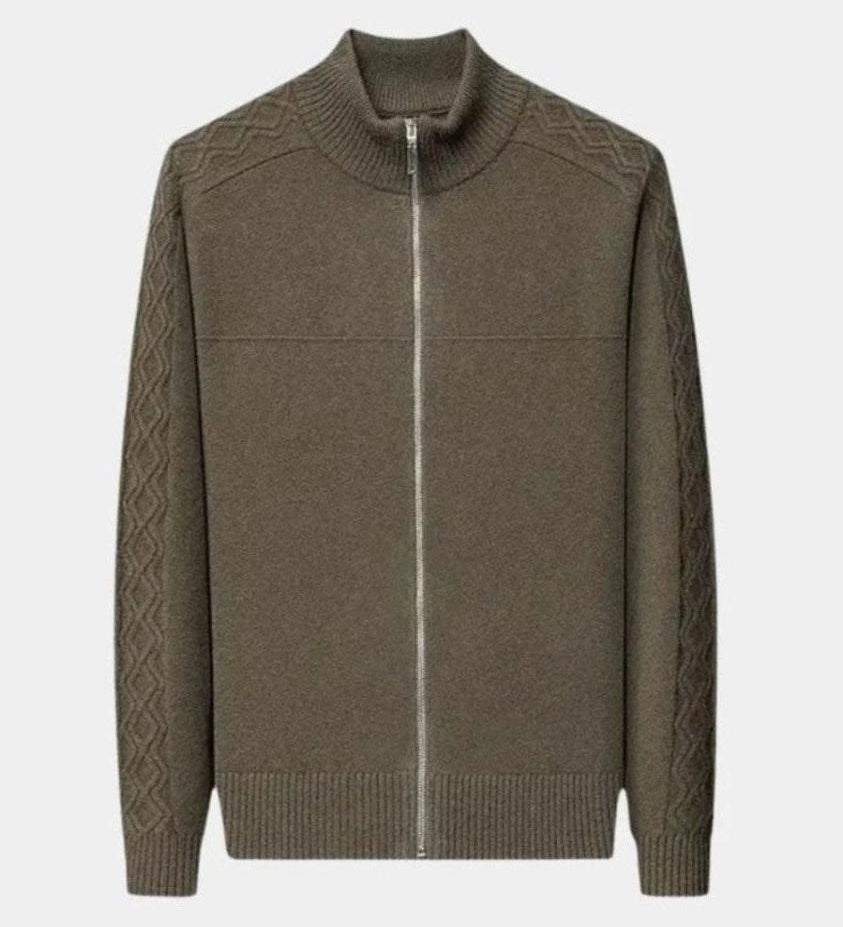 Magnus™ | Sudadera de Cachemira con Cremallera