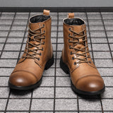 Morgan™ | Botines de cuero sintético