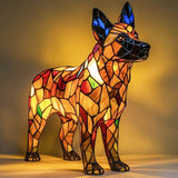 Zouzou – Lámpara mágica para perros de vidrio colorido