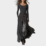 Carmen™ | Vestido largo con estampado de leopardo