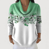 Freja™ | Suéter estampado floral con escote suave