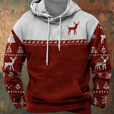 Pedro | Sudadera con capucha Ruben con estampado de reno para Navidad