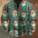 Mateo | Suéter de Navidad con estampado de Santa Claus