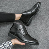 Botines doble monje de cuero sintético Parker™
