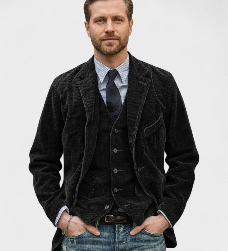 Radek™ | Chaqueta y chaleco de estilo vintage