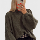 Cassia | Jersey de Punto Oversized con Mangas Globo