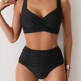 Adriana™ | Conjunto de bikini de cintura alta para el verano