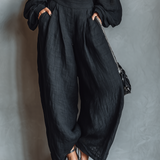 Tess™ | Conjunto de hombros al descubierto con pantalón ancho