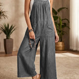 Solmira | Mono de denim holgado con tirantes