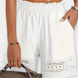 Shorts con encaje