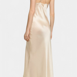 Elvera Vestido Midi Halter con Rosetas