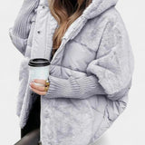 Sara – elegante chaqueta de plumón de invierno con capucha