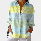 Martina™ | Blusa de verano con estampado vibrante