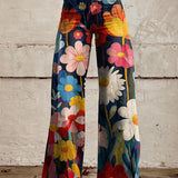 Andrea - pantalones florales holgados