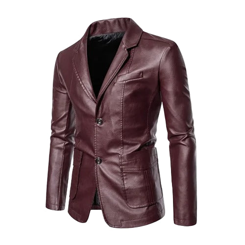 Rafael™ | Chaqueta de Cuero Casual para Negocios