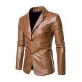 Rafael™ | Chaqueta de Cuero Casual para Negocios